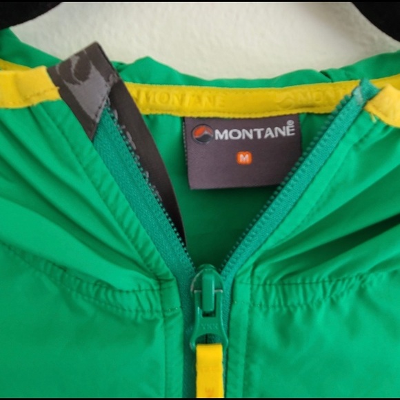 Montane Minimus Stretch Light Speed Green Weatherproof Jacket - Picture 2 of 12